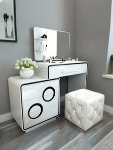 new design home bed room furniture bedroom set luxury diamond dresser with mirror table wayne dresser