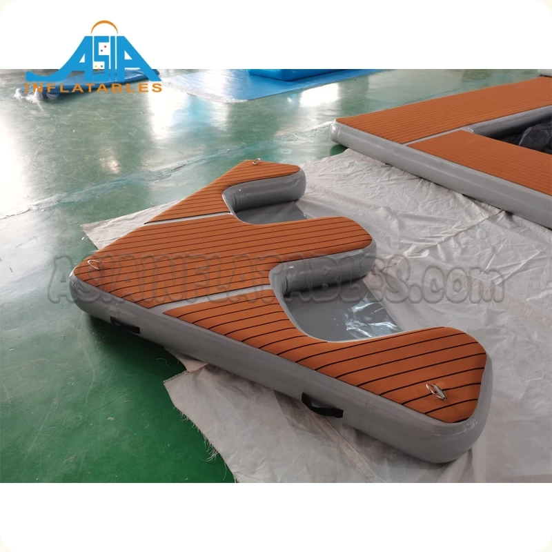 New Design Inflatable Jet Ski Floating Dock Inflatable Boat Dock Inflatable Sup Dock