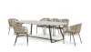 new design outdoor rope chair garden dining table set 2908-T