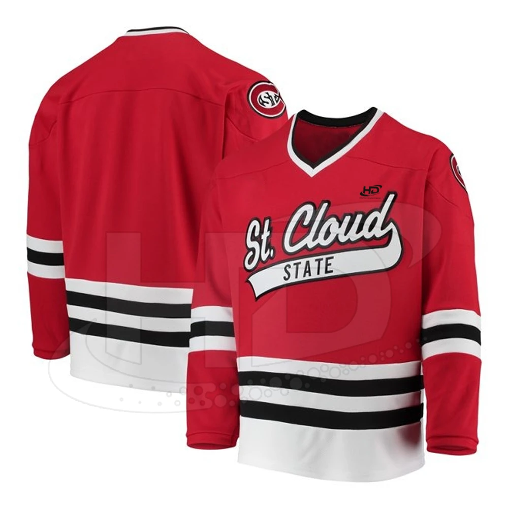 New Design Professional Wholesale Ice Hockey Shirts Breathable Ice Hockey Uniforms Shirts