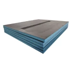 New design round plastic rotatable drain waste for extruded polystyrene foam shower tray/base fiberglass cement boards