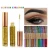 Import New Fashion HANDAIYAN Eye Shadow Pen Eyeshadow  Liner 10 Colors Glitter Liquid Eyeliner Pen Pigmented Blingbling from China