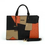 New ladies fashion color matching elegant temperament handbags ladies shoulder women bags crossbody