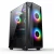 Import New Modern style Windmill Pulse OEM RGB Tower Transparent Computer  Pc Case mini itx case from China