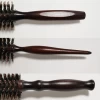 new stye wooden roller comb home salon styling bristle and nylon roller hair brush round hairbrush