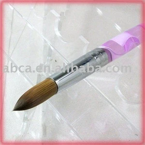 New style High quality Sable acryl nail art brush