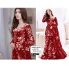 New Traditional Indian Women Hand Embroidery Long Sleeve Party Wear Ladies Long Dress