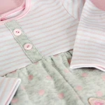 Newborn baby customized Wholesale knitted 100% cotton infant baby clothing sets wholesale china