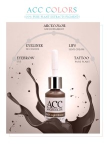 NewPure Pigment ACC Semi-cream Eyebrow/Eyeliner/Lips Tattoo Permanent Makeup Micropigments Tattoo Inks Original 38 Colors