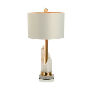 Nice Lighting Wholesale retroPostmodern light luxury marble art lampshade bedroom table lamp