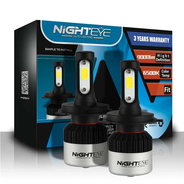nighteye novsight Auto headlight 6500K 9000LM Car Led Headlight bulb H4 h7 h11 9005 9006 led headlight