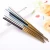 Import Non Slip Hollow Chopsticks Gold Plated Food Grade  Stainless Steel Mirror Polish Metal Chopsticks from China