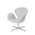 Import Nordic designer living room or meeting room leisure swivel leather chair from China