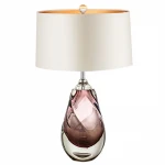 Nordic light luxury glazed table lamp creative designer model room hotel bedside modern luxury decorative table lamp