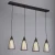 Import Nordic pendant lights loft decoration black Kitchen chandelier lamp restaurant light fixtures hanging from China