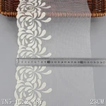 OEM 23CM fabric dress embroidery net lace lace fabric