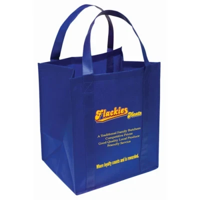 OEM Acceptable Shopping Reusable Bags T Shirt Shiny Non Woven Non-Woven Bag