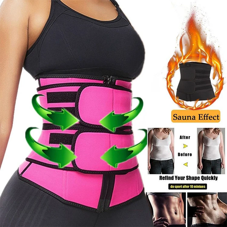 OEM Amazon Hot Selling Fitness Popular High Quality Unisex Waist Slimming Belt Support Sweet Sports Sweat Waist Trimmer