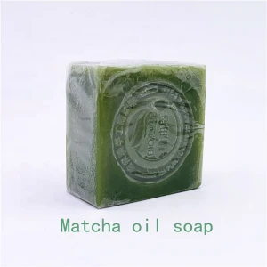 OEM Natural matcha handmade cleansing soap