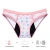 Import OEM Printed Cute Small Size Teen Girls Heard Print Super Absorbent 4 Layers Leak Proof Cotton Period Panties For Teenagers from China