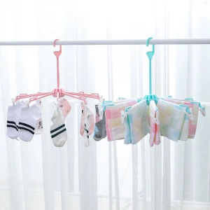 OEM rotary hook clip underwear socks washing rack hook rack