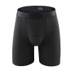 OEM Service Mens Underwear Nylon Boxer Briefs No Ride up Long Leg Tight  Breathable Athletic Running Underpants Men Pack