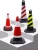 Import OEM/ODM Road Rubber Traffic Safety Cone Reflective Warning Road Anti-Collision Cone from China