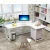 Import Office computer desk furniture 90 degree l shape office workstation from China