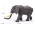 Import Original Design High Simulation ROTO PVC BSCI African Elephant  Loxodontaafricann Wild Animal Model Toys from China
