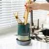 OSBORN Light luxury chopsticks basket kitchen storage utensil set with holder