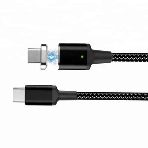 Other Mobile Phone Accessories Type C to Type C Magnetic Nylon USB Charging Cable