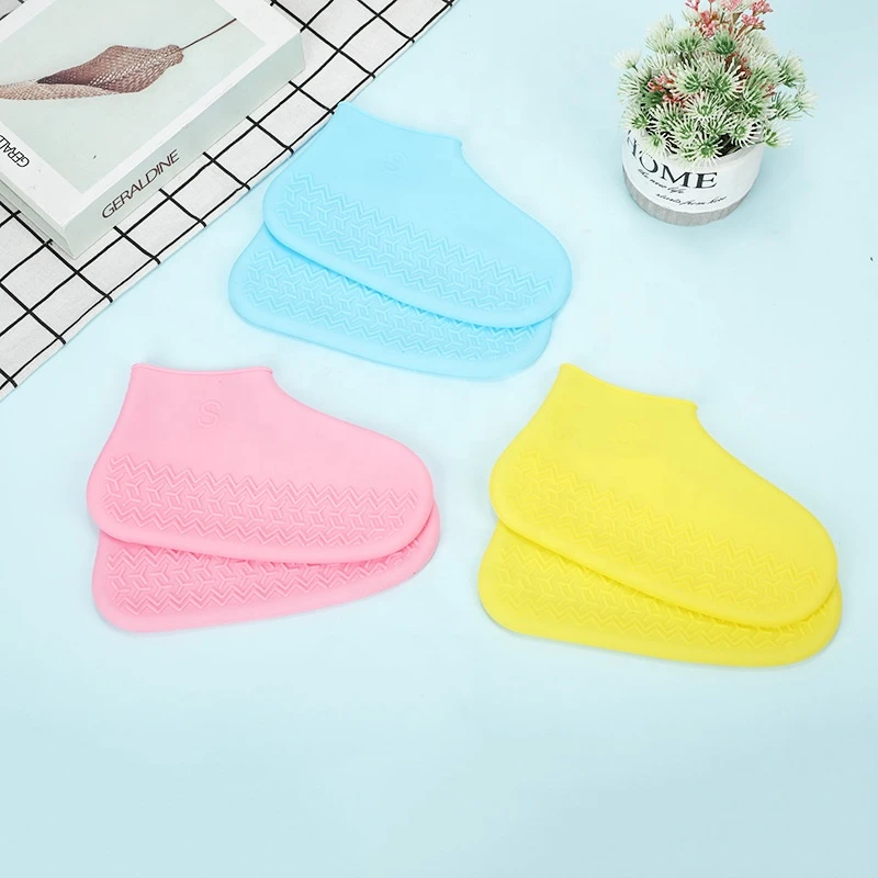 Outdoor Custom Silicone Rain Shoe Cover Waterproof Shoe Protectors, Reusable Shoes Covers Overshoes