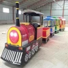 Outdoor entertainment rides for kids and parents electric mini express train for sale
