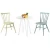 Outdoor indoor French style aluminum dining restaurant coffee shop cake bakery chair