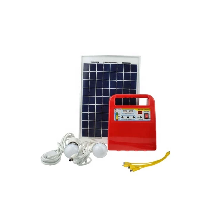 Outdoor portable home power solar system