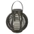 Import outdoor rattan solar lantern hanging basket with solar light from China