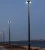 Import outdoor Split type New galvanized solar led garden Street Post lamp pole 2m 3m 4m 5m split street pole from China