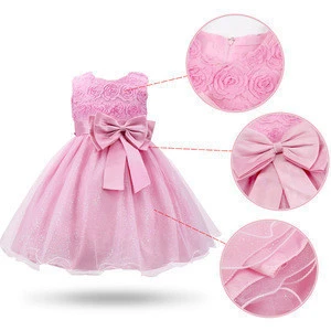 OXGIFT Wholesale Manufacturing Factory Prices Amazon Butterfly flower baby girl party dress designs