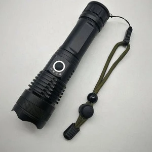 P50 1000Lumen Zoomable Aluminum LED Torch COB high power Tactical Flashlight