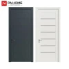PA luxury villa custom modern white paint color solid wood design interior doors