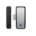 Password single double door free opening smart electronic access control lock remote control glass door fingerprint lock