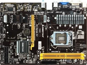 PC computer motherboards BIOSTAR TB85 ETH (LGA 1150 ) Intel Core i7 i5 i3 Xeon Pentium DDR3 Ethereum Zcash miner