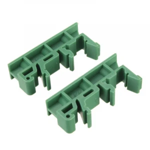 PCB carrier PCB bracket  rail mount 1 pair 35mm DIN Rail Mounting Support Adapters plastic Feet for LxW&lt;=100mm PCB or relay