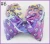 Import 50pcs 7-8 Unicorn boutique bows for girls ABC boutique Hair Bows unicorn hair bows big unicorn hair clips from China