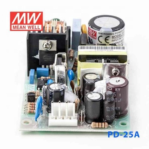Buy Pd-25 Series 25w Dual Ac-dc Psu Open Frame Pcb Smps Mean Well ...
