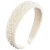 Import Pearl Headbands for Women Ladies,White Hairband Headwear Headdress Wedding Hair Accessories Bling Hair Clip Hairpins Barrette St from China