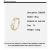 Import Perfect Quality Luxury Gold Jewelry Rectangular Spacing Gold 9k Wedding Rings Gold from China