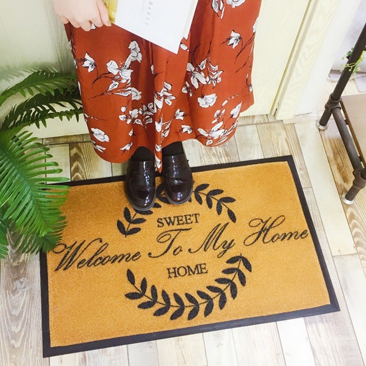 Personalized Commercial customized rubber backed printed logo floor mat