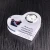 Import Personalized Wedding Favor Gifts Heart Shaped Crystal Desk Clock Wedding Souvenirs Guests from China