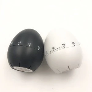 Plastic egg shape sound kitchen timer/mechanical countdown timer